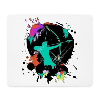 Archery - Mousepad (Querformat) - Weiß - Vorne