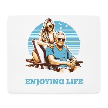 Retirement Life Enjoy Gift - Mouse Pad (horizontal) - white - Front