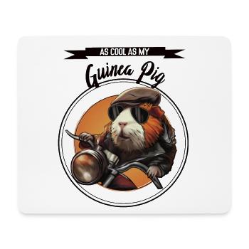 Cobaye cool – design statement - Tapis de souris (format paysage) - blanc - Devant