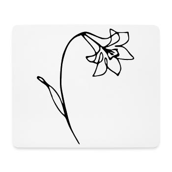 narcissus - Mouse Pad (horizontal) - white - Front