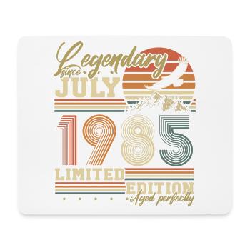 Juli 1985 Jahrgang geboren Geburtstag Geschenk - Mousepad (Querformat) - Weiß - Vorne
