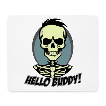 Hello Buddy 2 - Mousepad (Querformat) - Weiß - Vorne