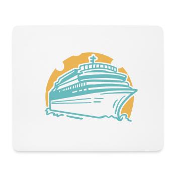 Familien Kreuzfahrt - Mousepad (Querformat) - Weiß - Vorne