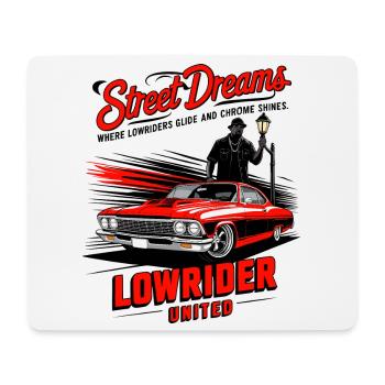 Lowrider Auto - Tapis de souris (format paysage) - blanc - Devant