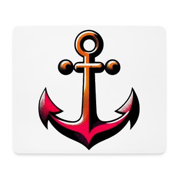 Ein Anker - Mousepad (Querformat) - Weiß - Vorne