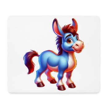 Esel-Maultier - Mousepad (Querformat) - Weiß - Vorne