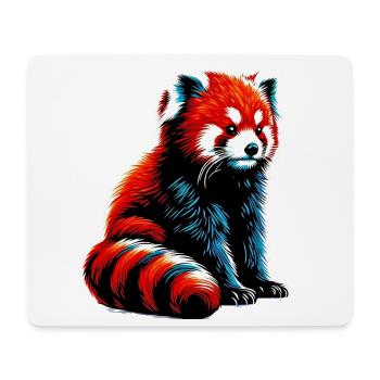 Petit panda - Tapis de souris (format paysage) - blanc - Devant