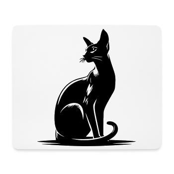 Oriental Shorthair Cat - Mouse Pad (horizontal) - white - Front
