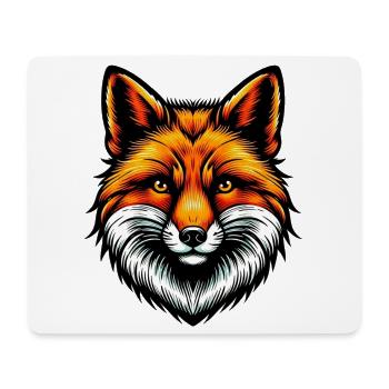 Fuchs - Mousepad (Querformat) - Weiß - Vorne