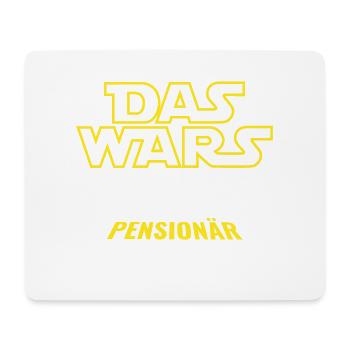 Pension - Das wars - Glücklicher Pensionär ich bin - Mousepad (Querformat) - Weiß - Vorne