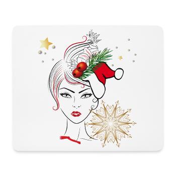 Noël à Weihnachten - Tapis de souris (format paysage) - blanc - Devant