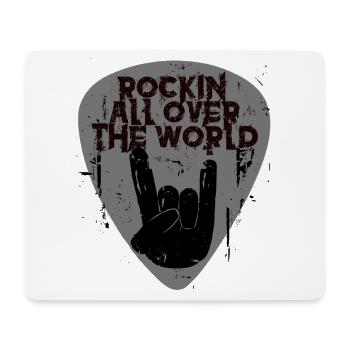 Rock’n’Roll - Tapis de souris (format paysage) - blanc - Devant