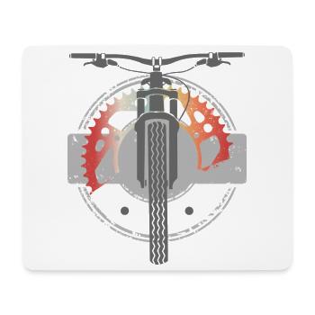MTB Vers01 - Mousepad (Querformat) - Weiß - Vorne