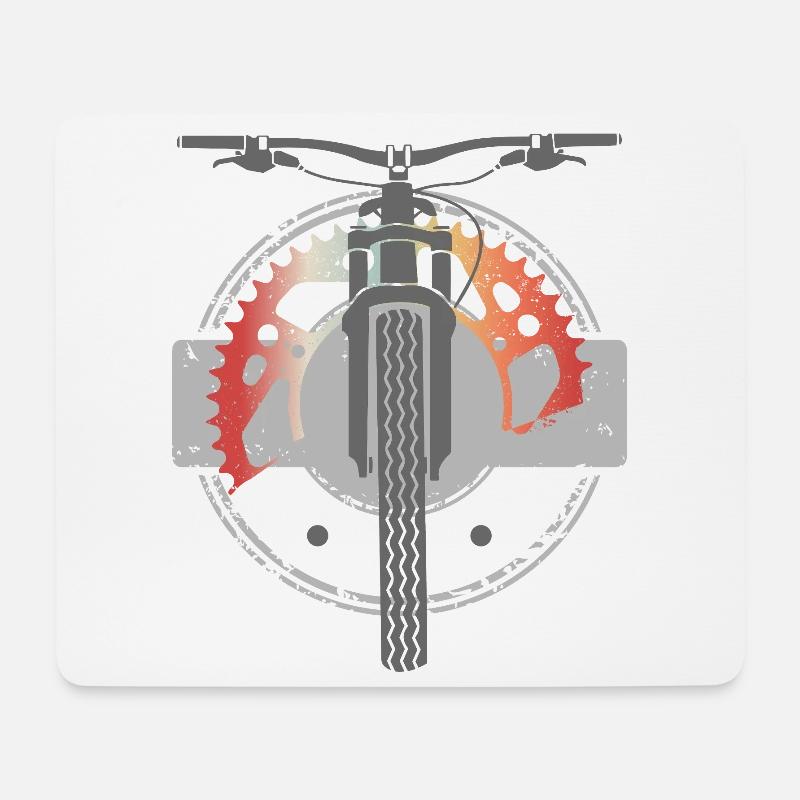 MTB Vers01 - Mousepad (Querformat) - Weiß