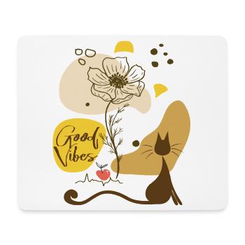 Herbst Vibes - Mousepad (Querformat) - Weiß - Vorne