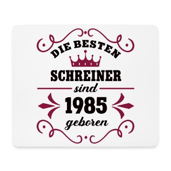 Carpenter Birthday Vintage 1985 Carpenter 85 - Mouse Pad (horizontal) - white - Front