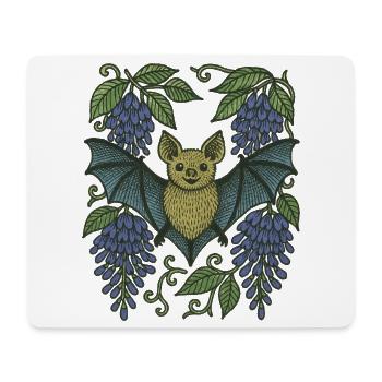 Laune der Fledermaus - Mousepad (Querformat) - Weiß - Vorne