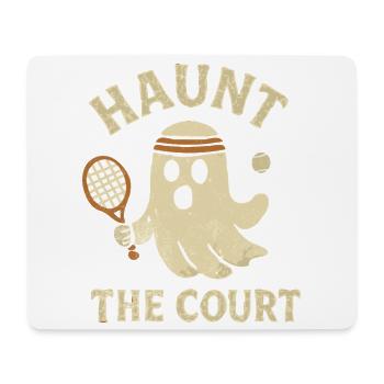Tennis Halloween Hoodie Shirt  - Mousepad (Querformat) - Weiß - Vorne