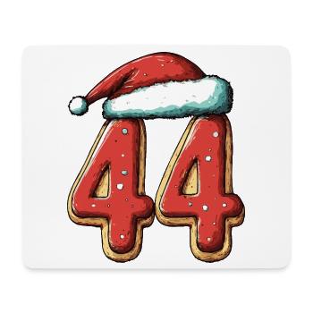 44 Number Biscuit Christmas - Mouse Pad (horizontal) - white - Front