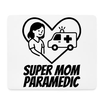 Super Mama Sanitäterin – Rettung Herz - Mousepad (Querformat) - Weiß - Vorne
