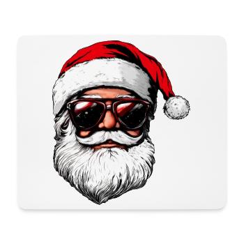 cool Santa Claus - Mouse Pad (horizontal) - white - Front