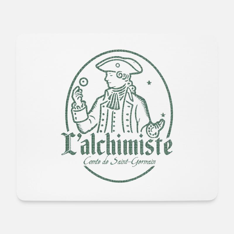 L'alchimiste - Mousepad (Querformat) - Weiß