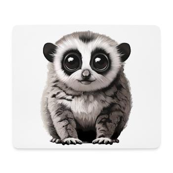 Lori - Mousepad (Querformat) - Weiß - Vorne