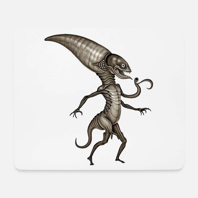 BUG #8 - dark hell - Mouse Pad (horizontal) - white