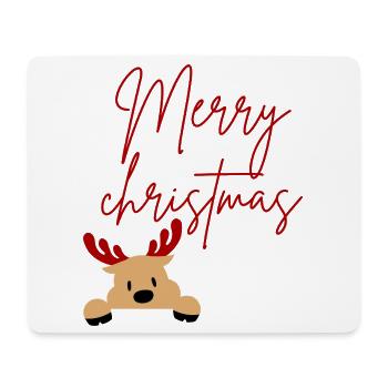 Merry christmas  - Tapis de souris (format paysage) - blanc - Devant