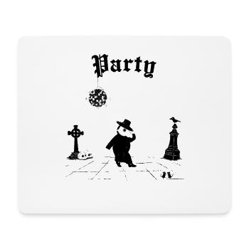 Comme si c’était 1347 Tee - Tapis de souris (format paysage) - blanc - Devant