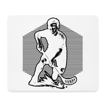 Coole Floorball Inspiration - Mousepad (Querformat) - Weiß - Vorne