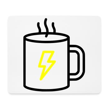 Coffee Mug Blitz Energy - Mouse Pad (horizontal) - white - Front