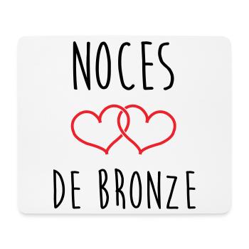 Bronze Wedding 22 Years of Love - Mouse Pad (horizontal) - white - Front