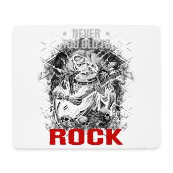JAMAIS TROP VIEUX POUR ROCKER - Tapis de souris (format paysage) - blanc - Devant