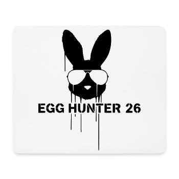 Cooler Egg Hunter 2026 Hase Ostern - Mousepad (Querformat) - Weiß - Vorne
