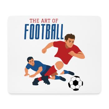 L’art du football, le dribble - Tapis de souris (format paysage) - blanc - Devant