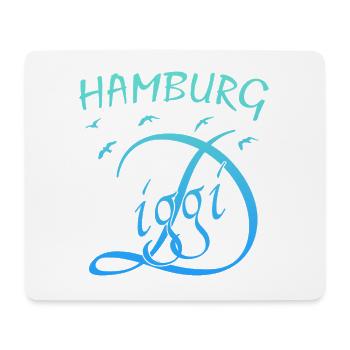 Anker Hamburg Diggi - Mousepad (Querformat) - Weiß - Vorne