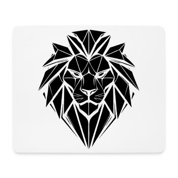 Lion Style – Stärke & Stolz - Löwe - Mousepad (Querformat) - Weiß - Vorne