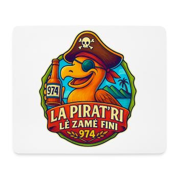 La pirat'ri lé zamé finiv974 - Tapis de souris (format paysage) - blanc - Devant