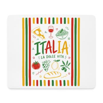 Italia - La dolce vita - Mousepad (Querformat) - Weiß - Vorne