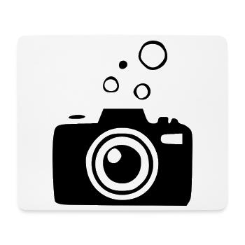 Cadeau de plongée pour plongeur caméra caméra sous-marine - Tapis de souris (format paysage) - blanc - Devant