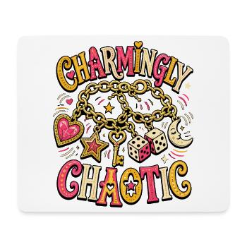 Charmingly Chaotic – Charm Chaos - Mouse Pad (horizontal) - white - Front