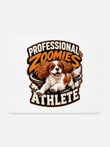 Kavallerier King Charles Spaniel - Mousepad (Querformat) - Weiß