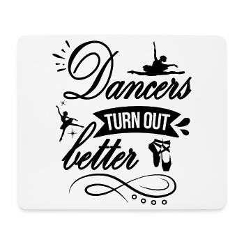  Ballerina Mädchen Balletttänzerin tanzen Ballett - Mousepad (Querformat) - Weiß - Vorne