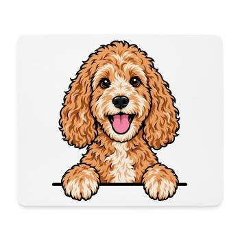 Cockapoo - Mousepad (Querformat) - Weiß - Vorne