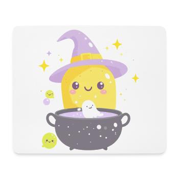 Zitrone am Zauberkessel - Mousepad (Querformat) - Weiß - Vorne