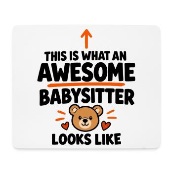 Babysitter-Geburtstagsgeschenk - Mousepad (Querformat) - Weiß - Vorne