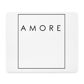 AMORE - Love - Tapis de souris (format paysage) - blanc - Devant