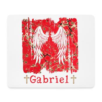 Gabriel E 245 - Mouse Pad (horizontal) - white - Front