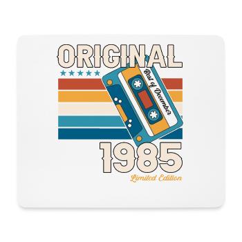 38e anniversaire Cassette décembre Vintage 1985 - Tapis de souris (format paysage) - blanc - Devant